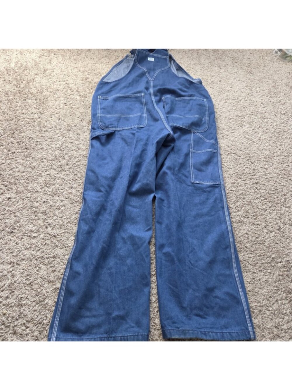 Liberty Overalls Men 40x30 Measures 42x30 Carpenter Bibs Workwear Farm - Picture 6 of 7